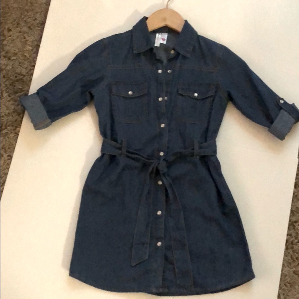 Japna Kids girl’s dress, size 10, jean....👗👗👗 (1)